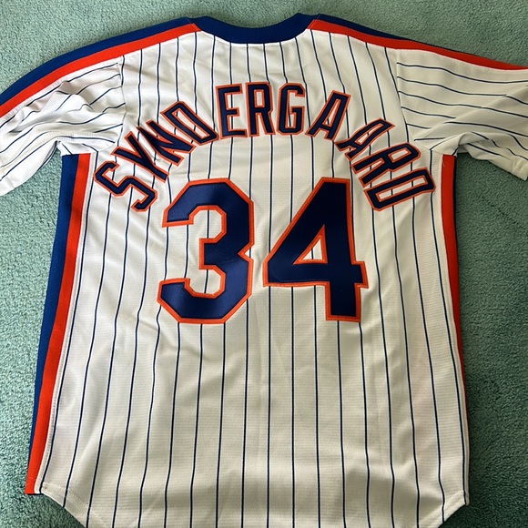 Custom made Noah Syndergaard Mets Throwback Jersey. - Picture 2 of 2